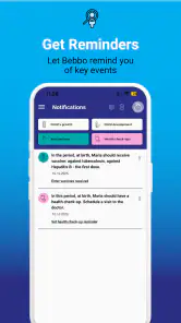 Bebbo parenting app screenshot