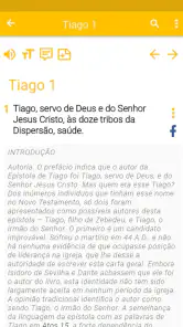 Bíblia de estudos em Portugués screenshot