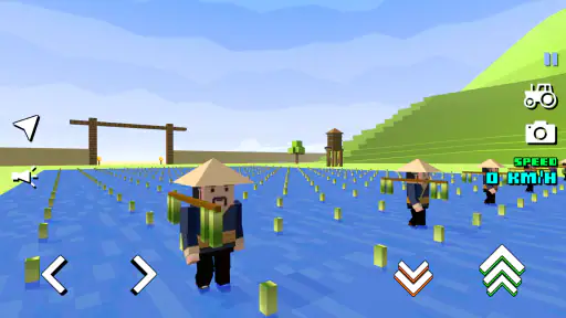 Blocky Farm Racing & Simulator screenshot