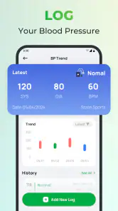 Blood Pressure App screenshot