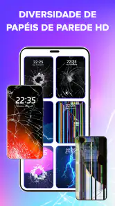 Broken Screen: Magic Wallpaper screenshot