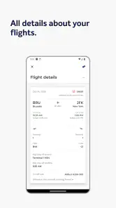 Brussels Airlines screenshot