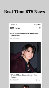 BTS News screenshot