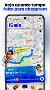 Bump - mapa para amigos screenshot