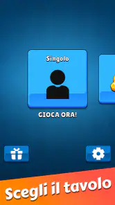 Burraco classico carte online screenshot