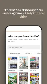 Cafeyn - News & Magazines screenshot