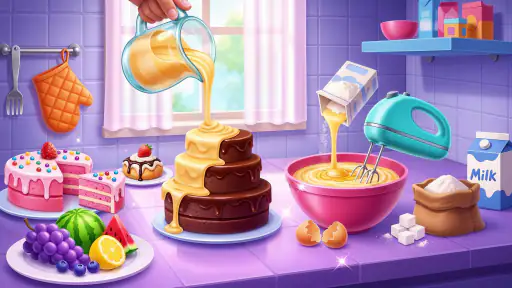 Cake Maker Fun Cooking Games screenshot