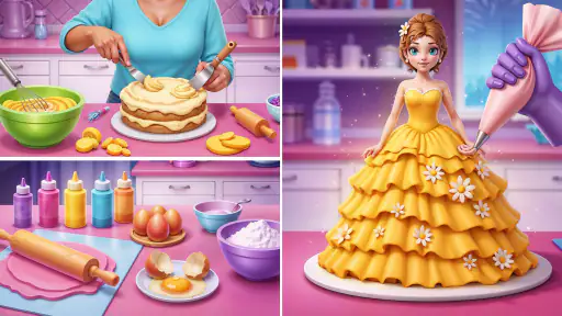 Cake Maker Fun Cooking Games screenshot