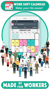 Calendário de turnos screenshot
