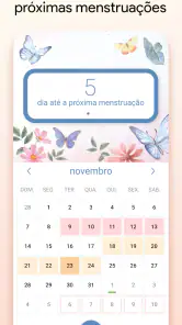 Calendário Menstrual Periodo screenshot