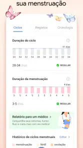 Calendário Menstrual Periodo screenshot