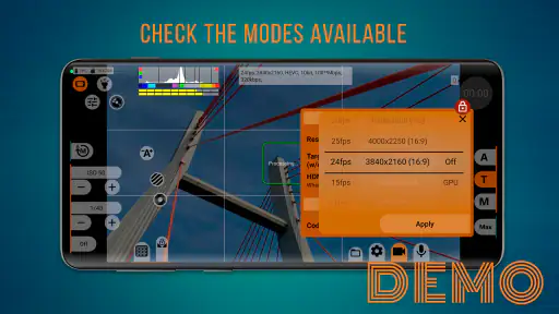 Câm de vídeo mcpro24fps demo screenshot