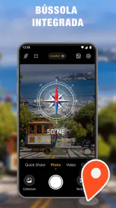 Câmara GPS: Mapa, Data e Hora screenshot