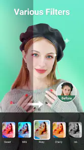 Câmera selfie-câmera de beleza screenshot