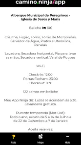 Camino Ninja App screenshot