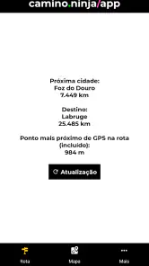 Camino Ninja App screenshot