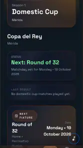 CARREIRA DE FUTEBOL 2026 screenshot