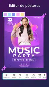 Cartaz AI Poster maker, flyer screenshot