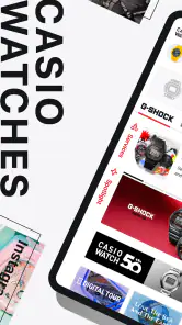 CASIO WATCHES screenshot