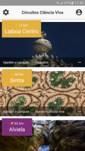 Circuitos Ciência Viva screenshot