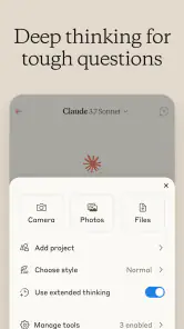 Claude by Anthropic screenshot