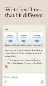 Claude by Anthropic screenshot