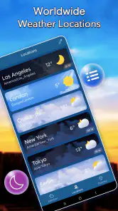 Clima local ： Widget de alerta screenshot