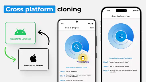 Clonar Telefone: Copiar Dados screenshot