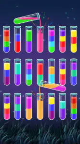 Color Water Sort Wooden Puzzle screenshot