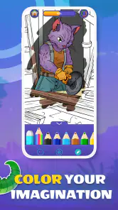 Coloração os animais screenshot