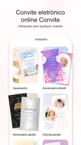 Convites Virtuais Criar screenshot