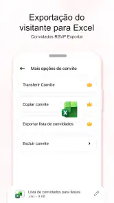 Convites Virtuais Criar screenshot