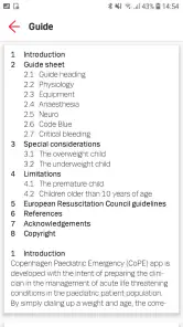 CoPE Paediatric Emergency screenshot