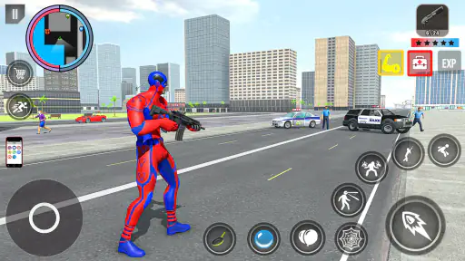 Corda de Aranha Herói do Crime screenshot