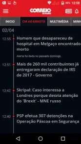 Correio da Manhã screenshot
