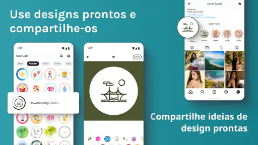 Criador Capas para Destaques screenshot