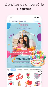 Criador de cartões de convite screenshot