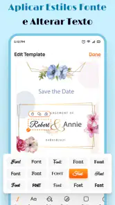 Criador de Convite Boda screenshot