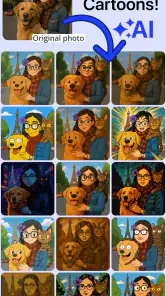 Criador de desenhos animados screenshot