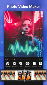 Criador de vídeo com música screenshot