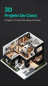 Criar planta baixa de casa 2D screenshot