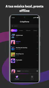 CrispTone: Música offline screenshot