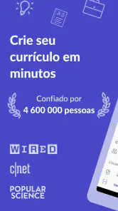 Currículo PDF - CV Engineer screenshot