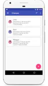 Curvas de Crescimento Criança screenshot