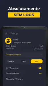 CyberGhost VPN: Secure WiFi screenshot