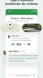 Cyclers: Ciclovias e navegação screenshot