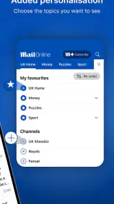 Daily Mail: Breaking News screenshot