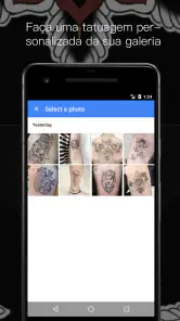 Design e Simulador de Tatuagem screenshot