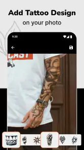 Design e Simulador de Tatuagem screenshot