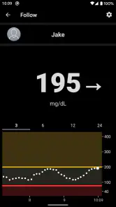 Dexcom Follow mg/dL DXCM1 screenshot